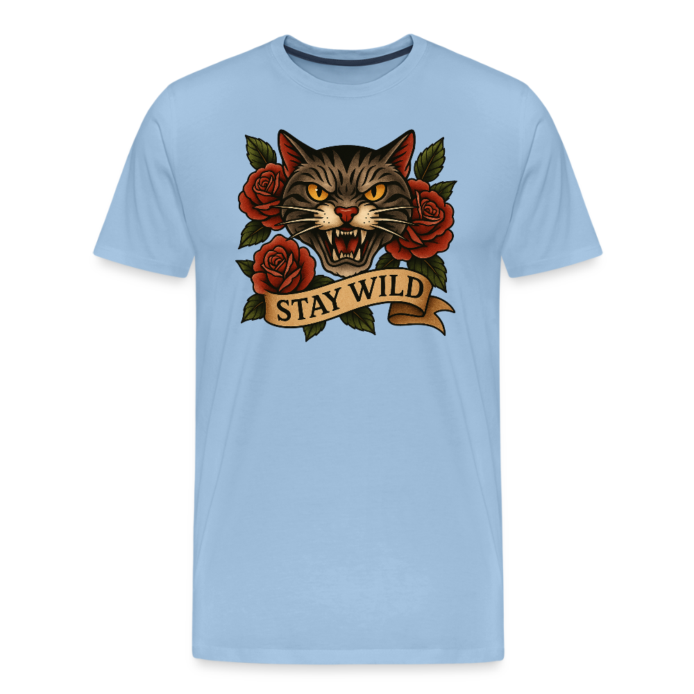 Männer Premium T-Shirt - Sky