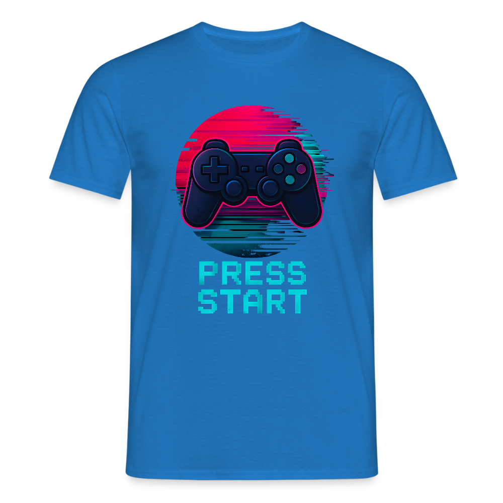 Männer T-Shirt - Royalblau