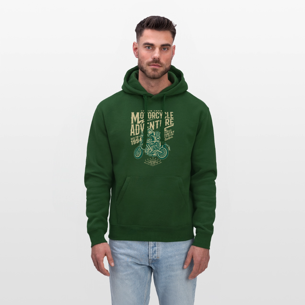 Männer Kapuzen Sweater von Russell - Flaschengrün