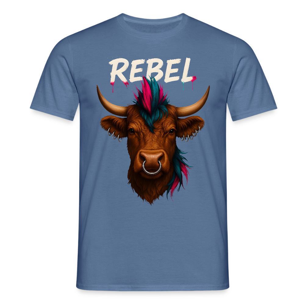 Männer T-Shirt - Taubenblau