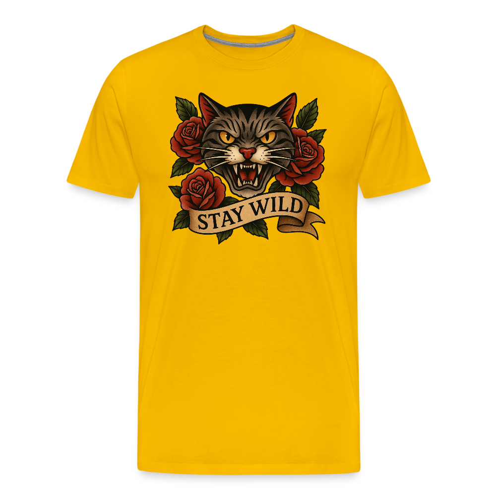 Männer Premium T-Shirt - Sonnengelb