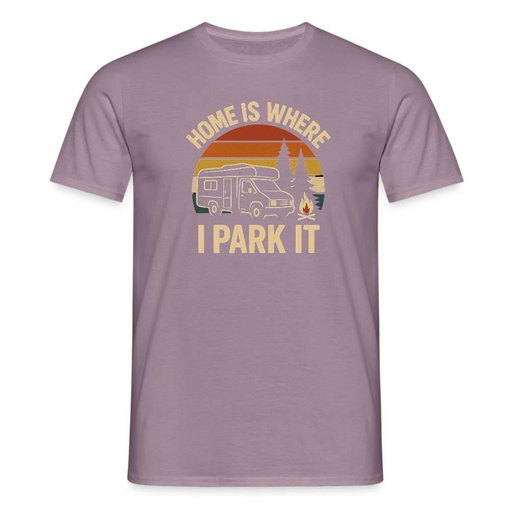 Männer T-Shirt - Lilagrau