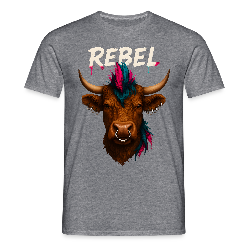 Männer T-Shirt - Graphit meliert