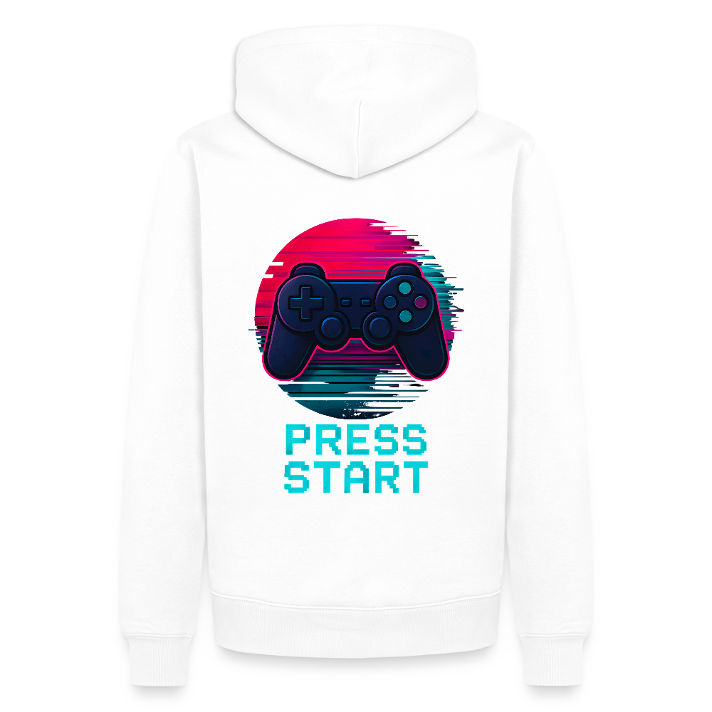 Männer Premium Hoodie - Weiß