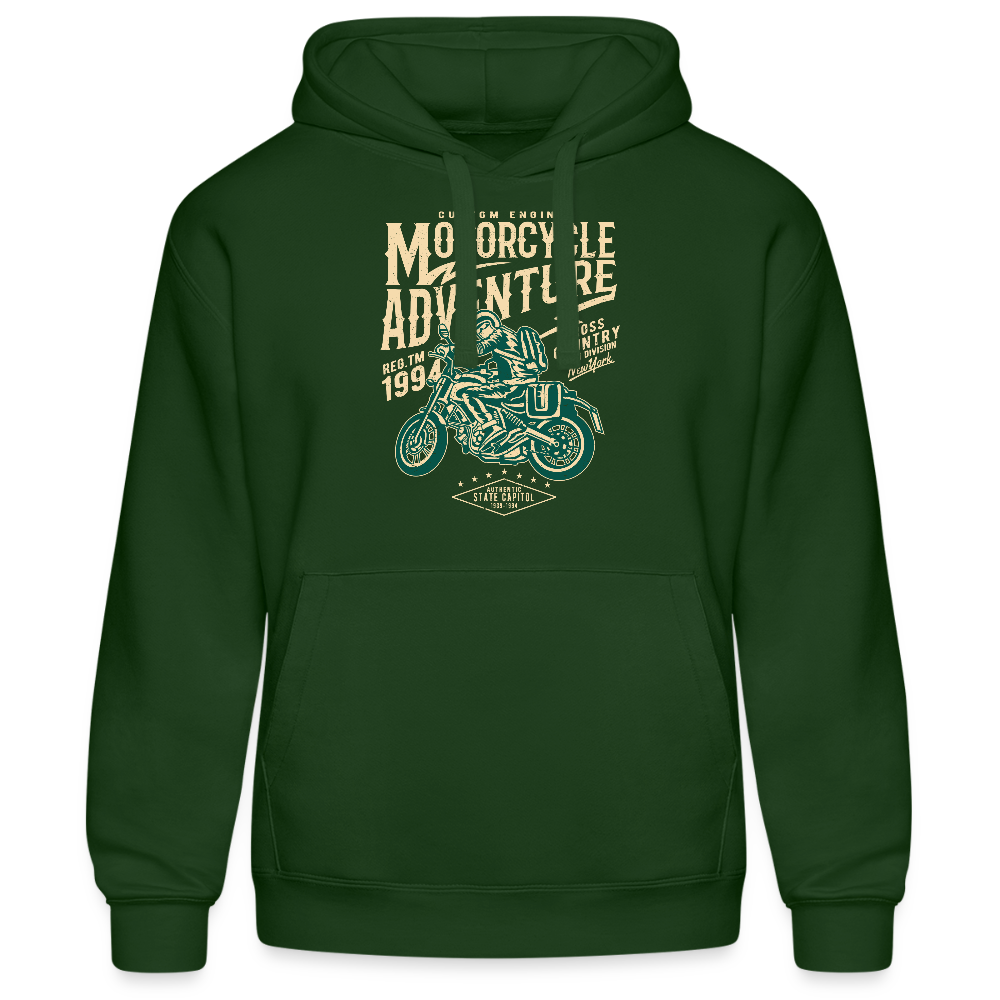 Männer Kapuzen Sweater von Russell - Flaschengrün