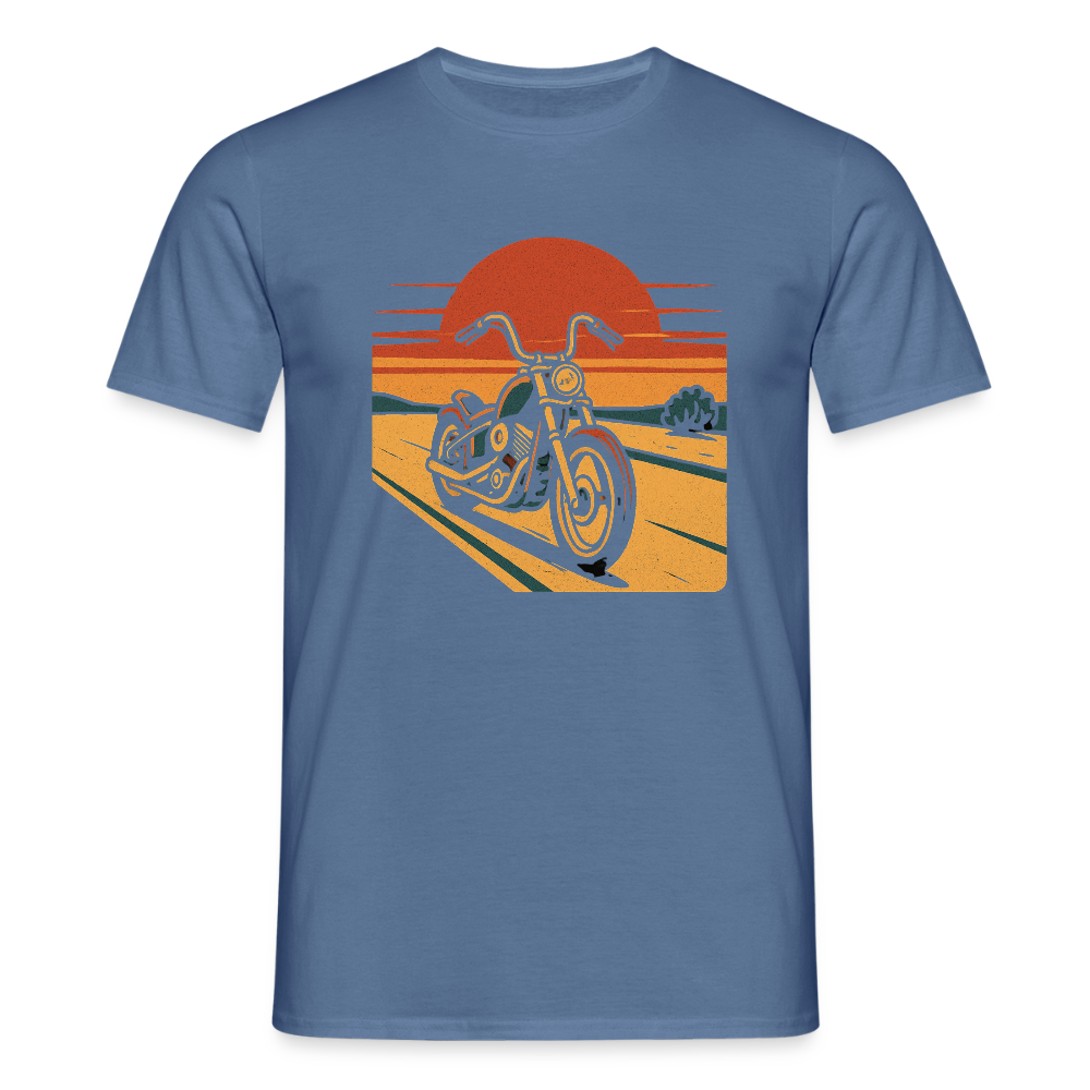 Männer T-Shirt - Taubenblau