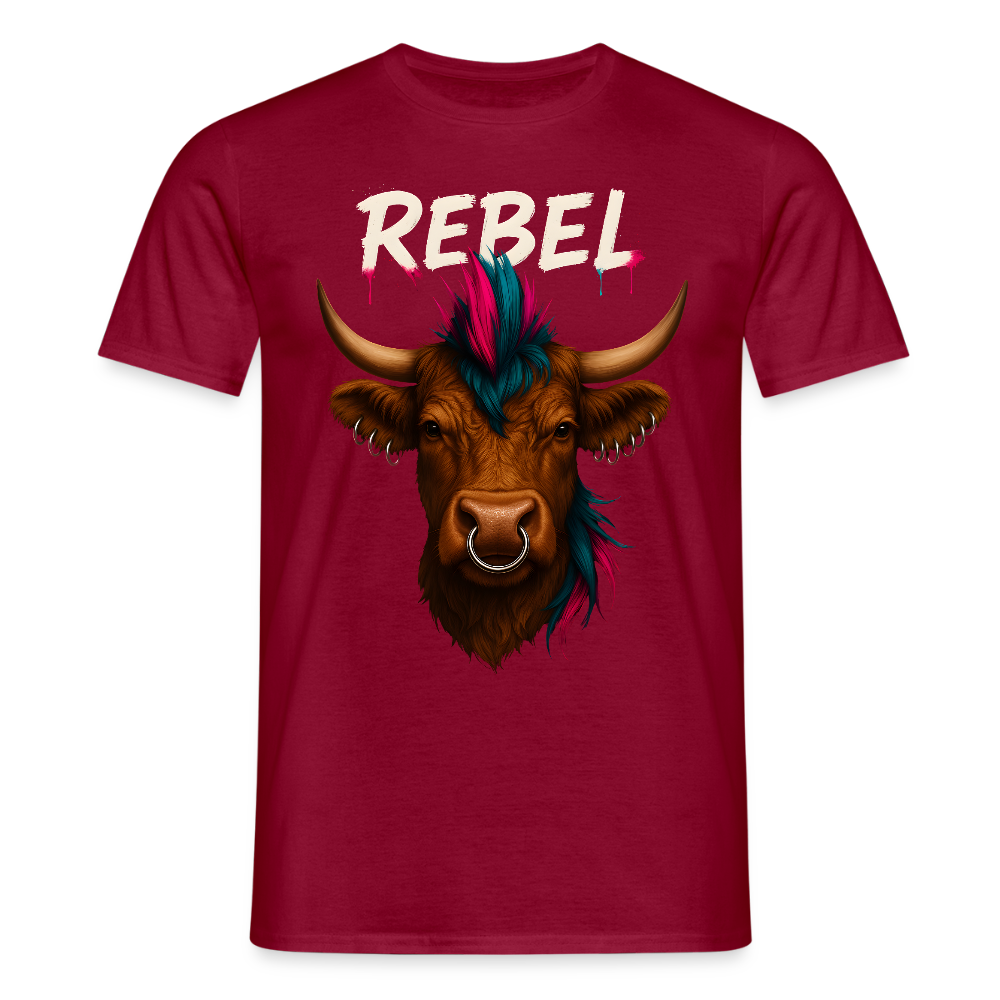 Männer T-Shirt - Ziegelrot