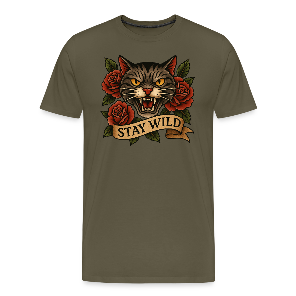 Männer Premium T-Shirt - Khaki