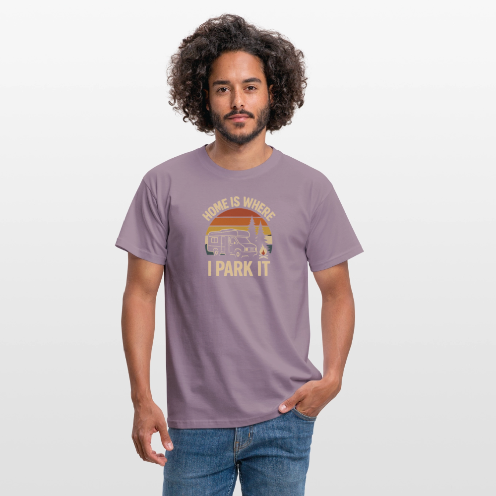 Männer T-Shirt - Lilagrau
