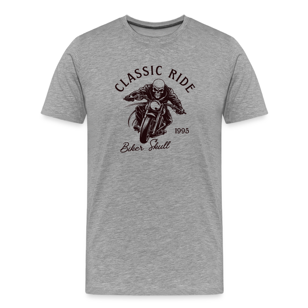 Männer Premium T-Shirt - Grau meliert