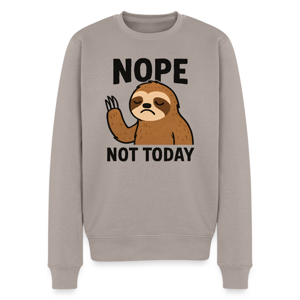 Männer Premium Pullover - Taupe