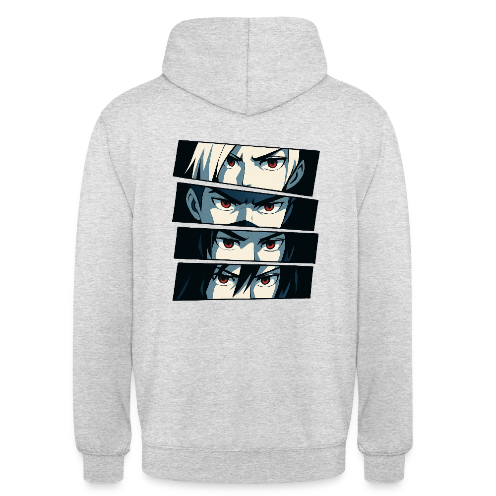 Unisex Hoodie - Hellgrau meliert