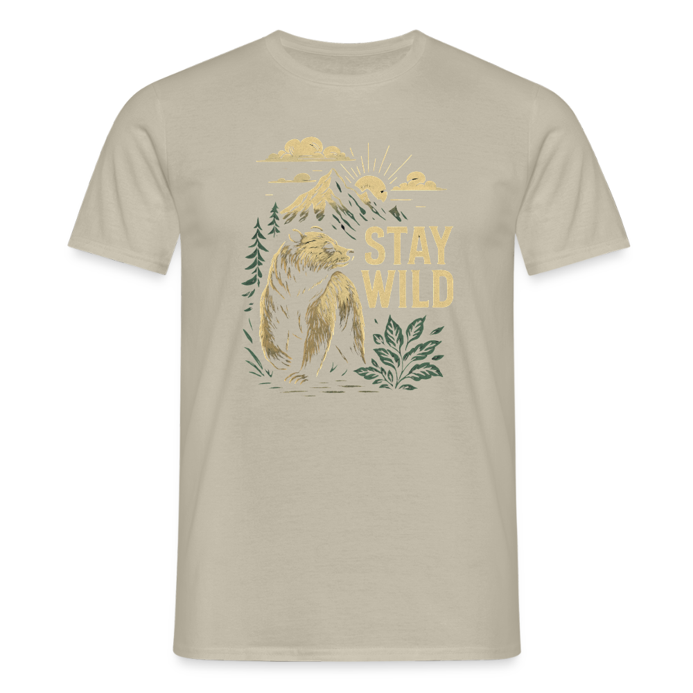 Männer T-Shirt - Sandbeige