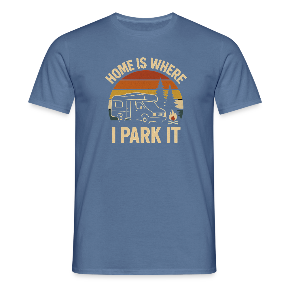 Männer T-Shirt - Taubenblau