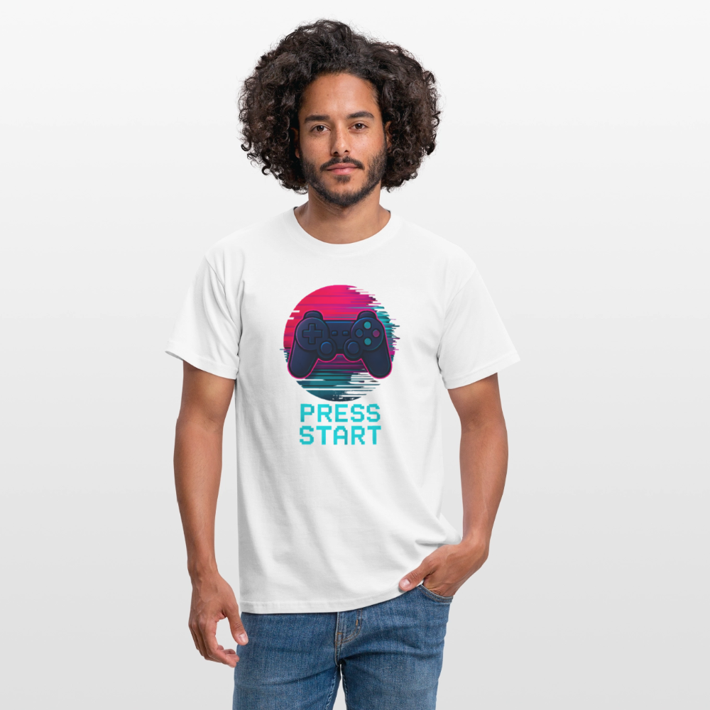 Männer T-Shirt - Weiß