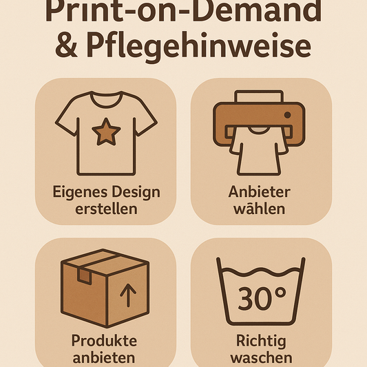 🧵 Tipps rund um Print-on-Demand & Pflegehinweise