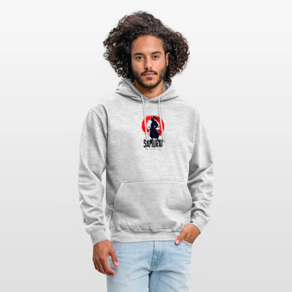 Unisex Hoodie - Hellgrau meliert