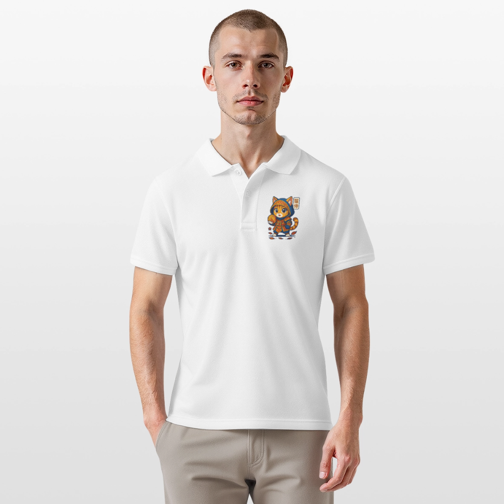 Männer Poloshirt - Weiß