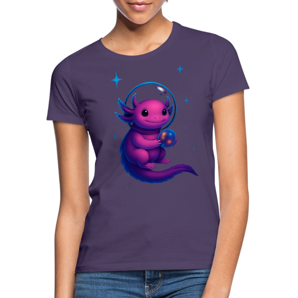 Axolotl  T-Shirt - Dunkellila
