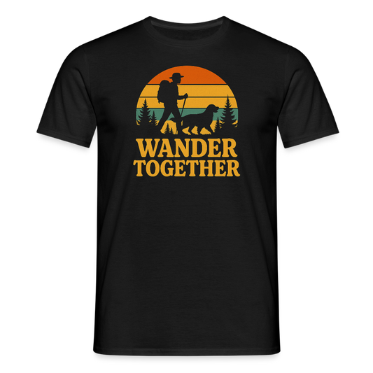 Männer T-Shirt - Schwarz