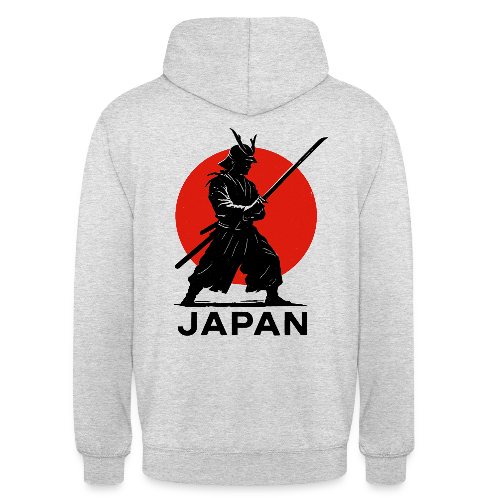 Unisex Hoodie - Hellgrau meliert