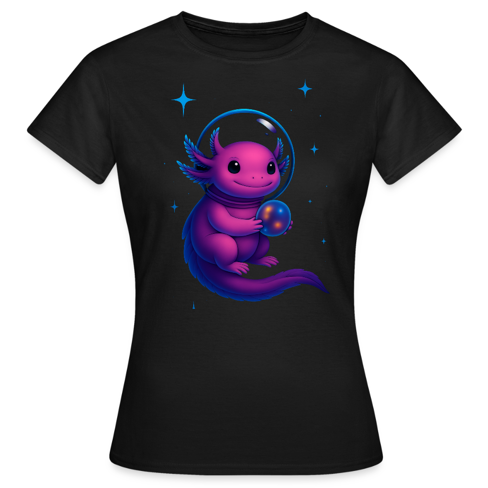 Axolotl  T-Shirt - Schwarz