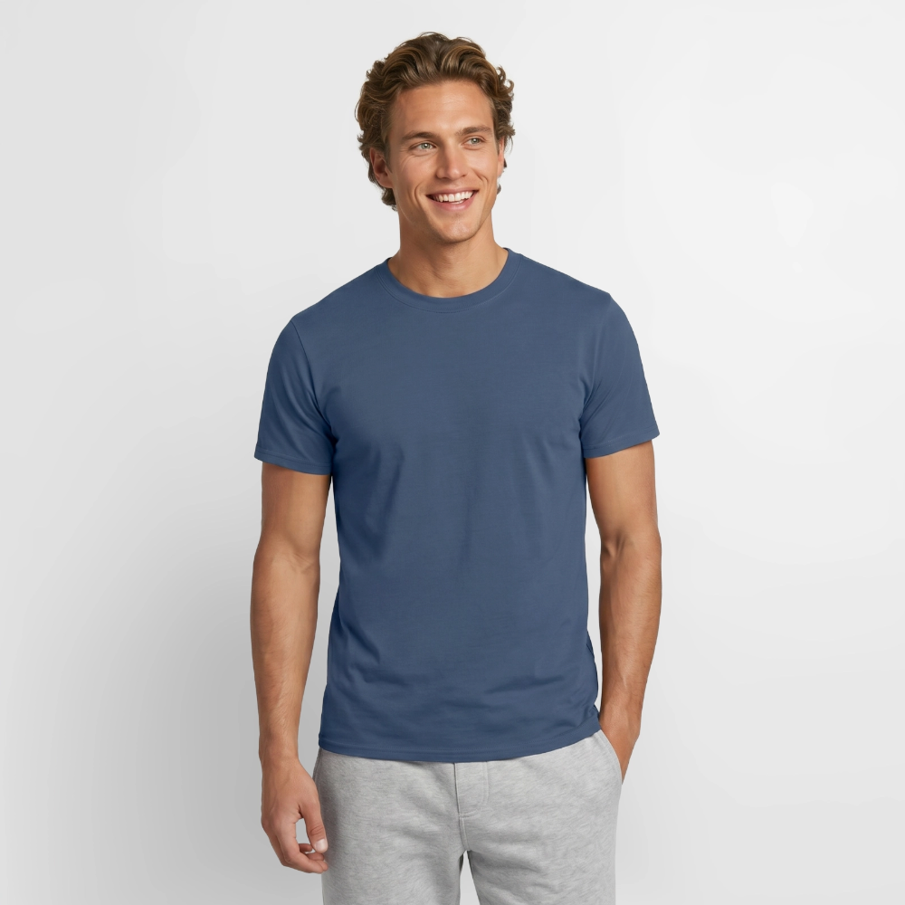 Männer T-Shirt - Dunkles Denimblau