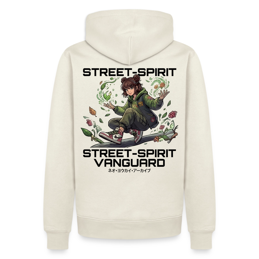 Männer Premium Hoodie - Naturweiß