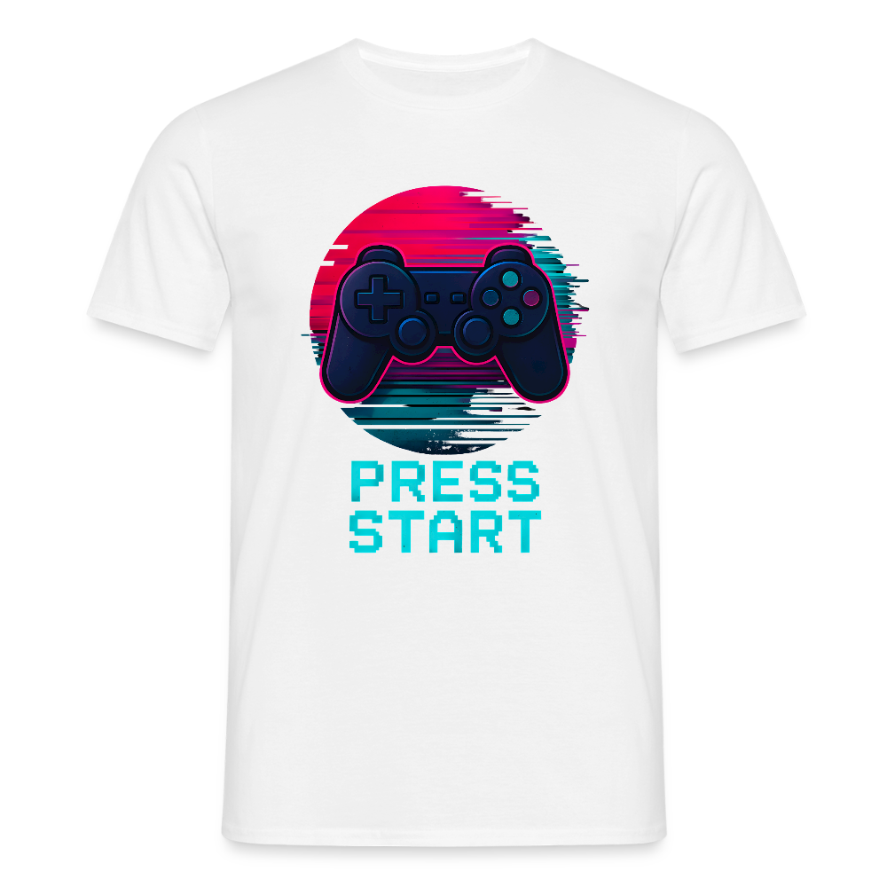Männer T-Shirt - Weiß