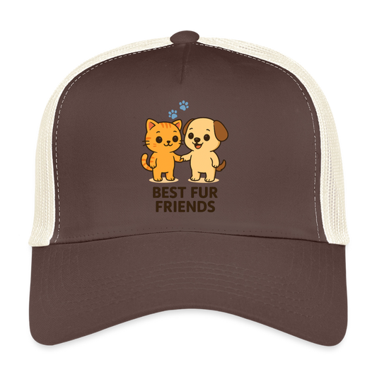 Trucker Cap - Braun/Beige