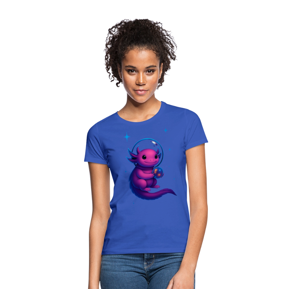 Axolotl  T-Shirt - Royalblau