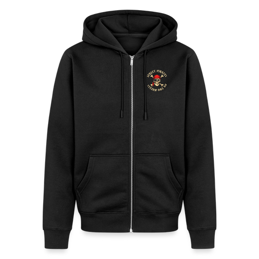 Männer Premium Kapuzenjacke - Schwarz