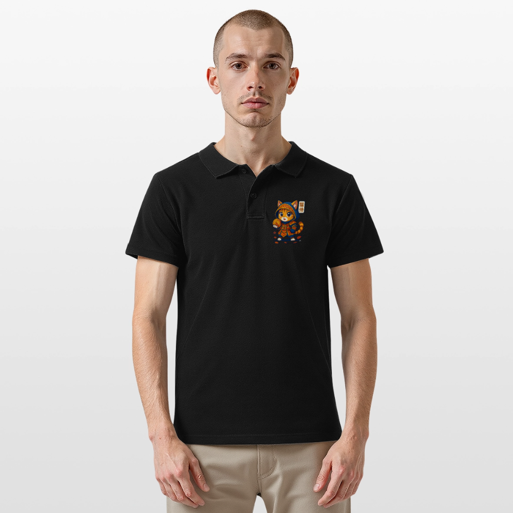 Männer Poloshirt - Schwarz