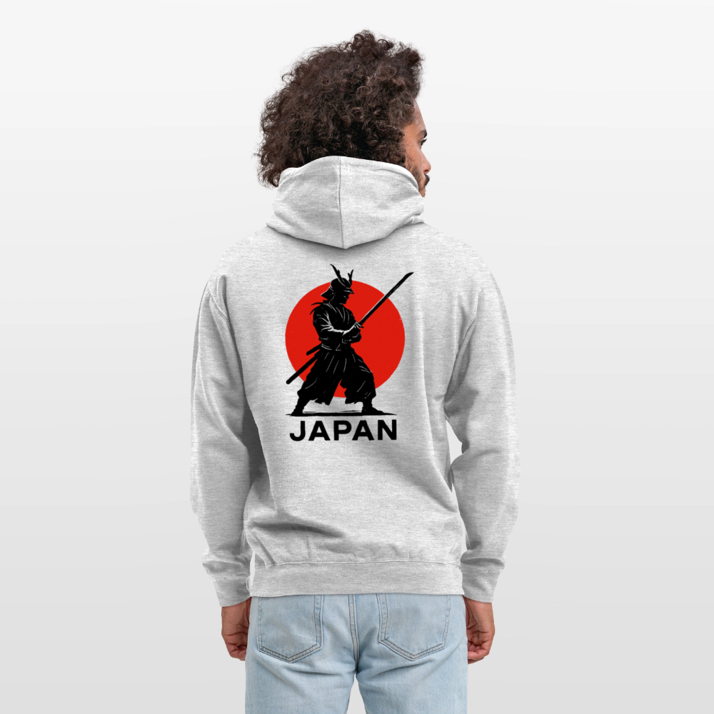 Unisex Hoodie - Hellgrau meliert