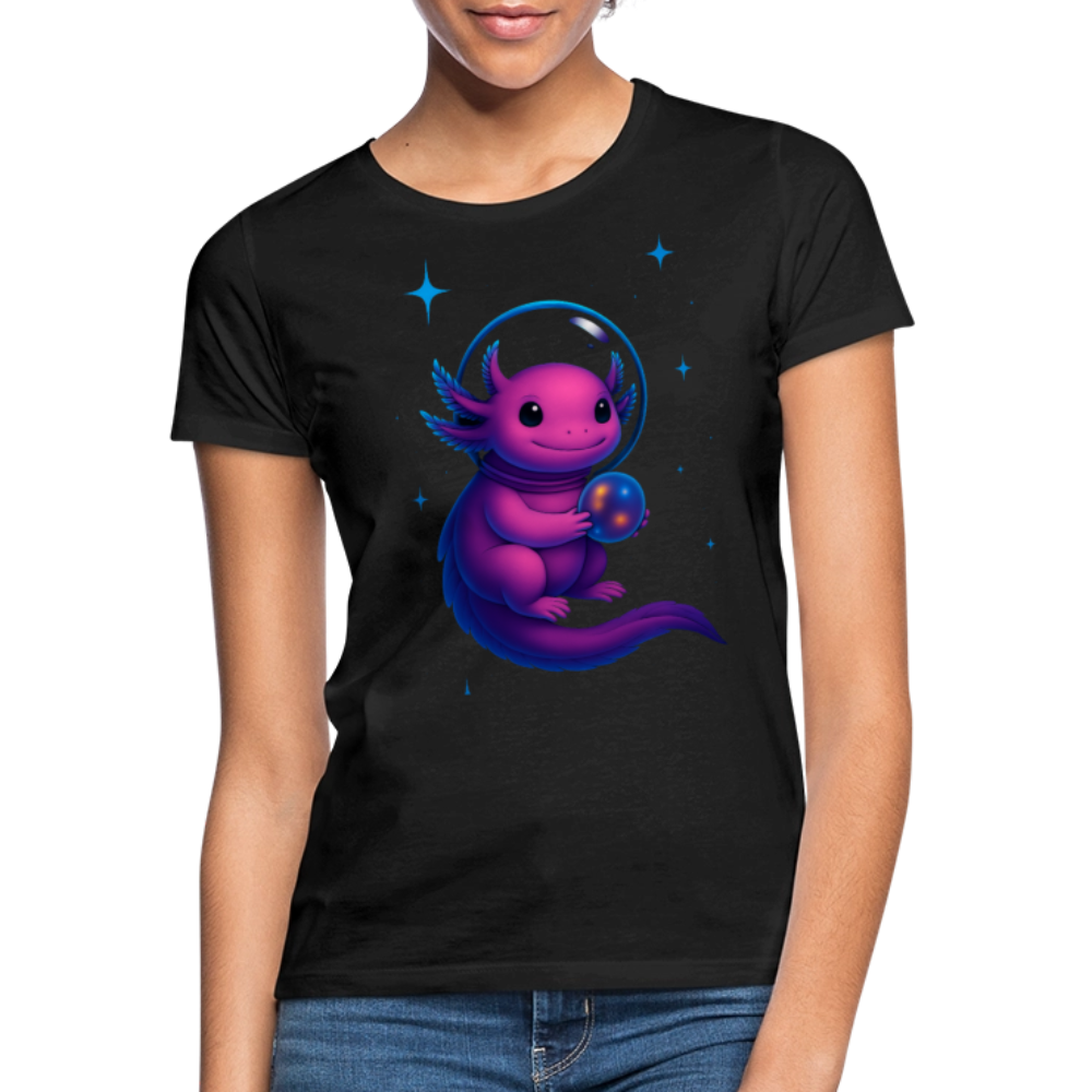 Axolotl  T-Shirt - Schwarz