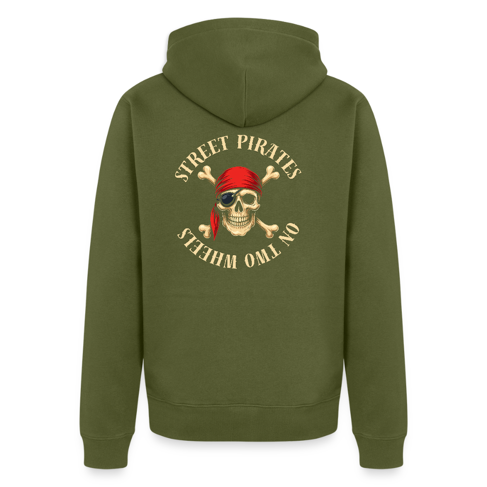 Männer Premium Kapuzenjacke - Khaki