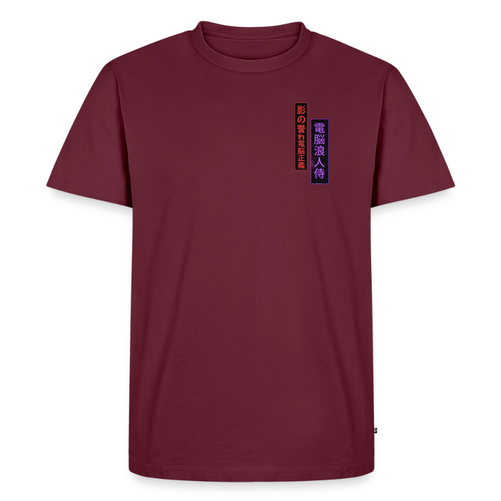 Männer Premium T-Shirt - Burgunderrot