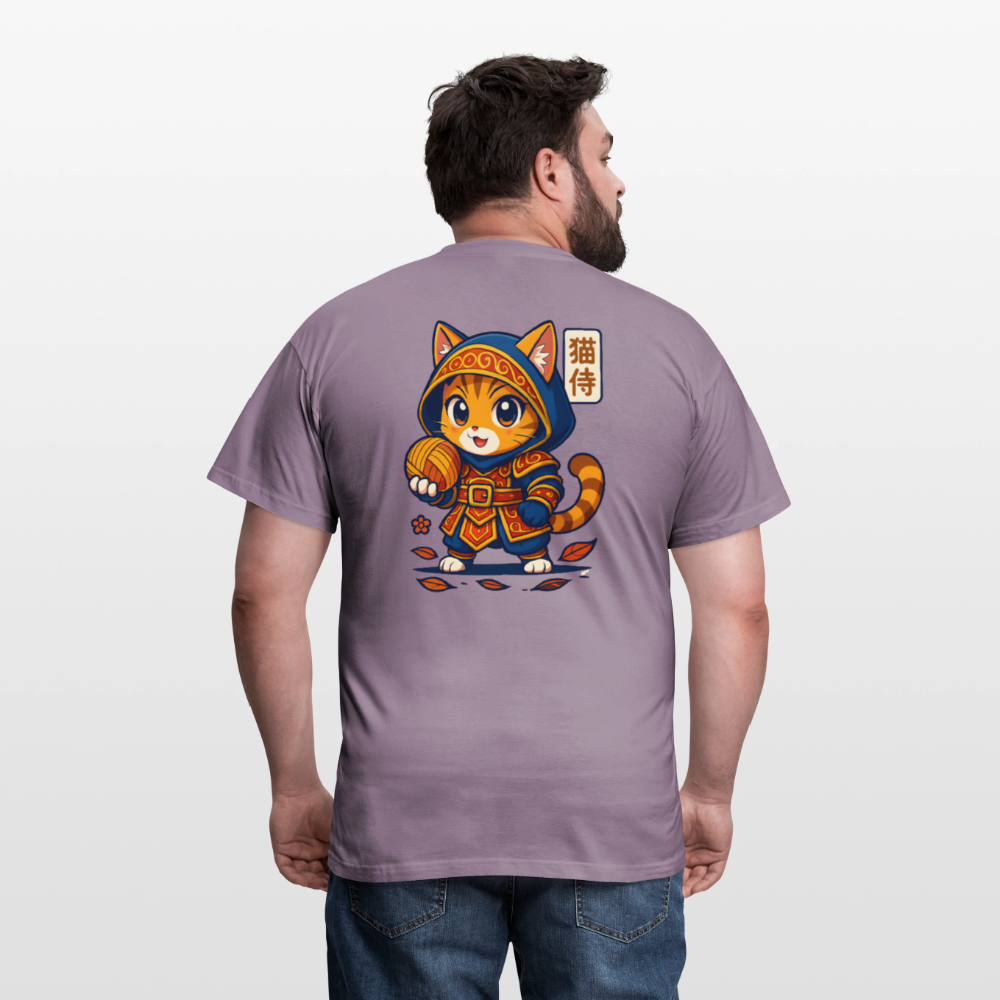 Männer T-Shirt - Lilagrau 