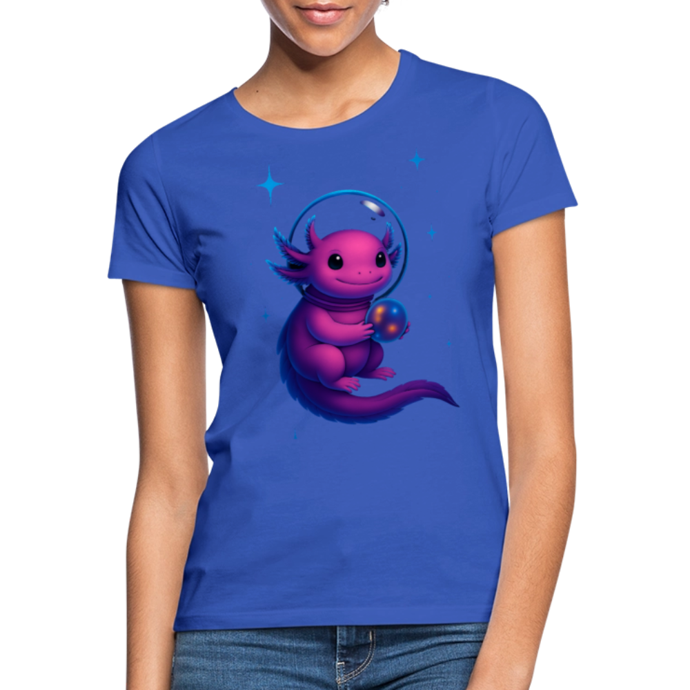 Axolotl  T-Shirt - Royalblau