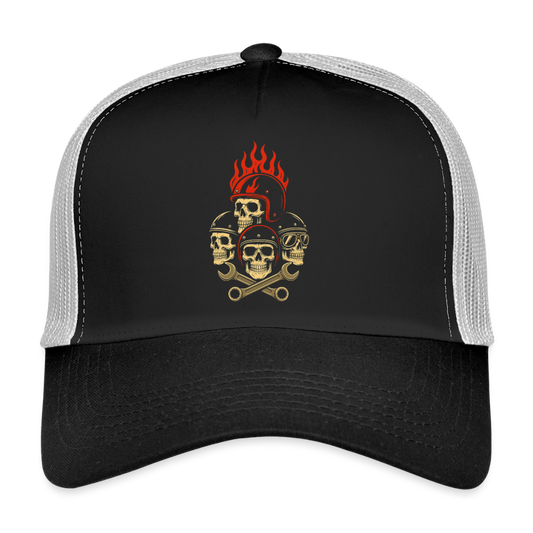 Trucker Cap - Schwarz/Steingrau