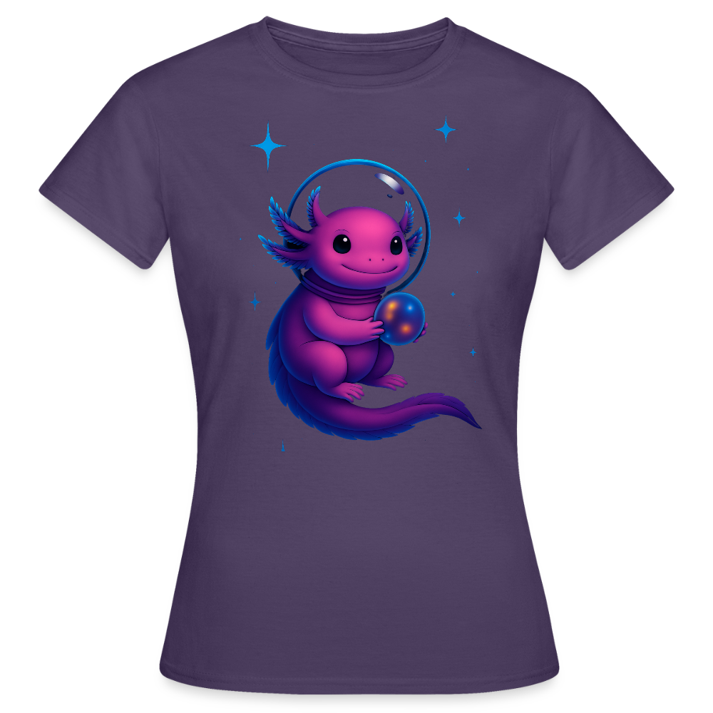 Axolotl  T-Shirt - Dunkellila