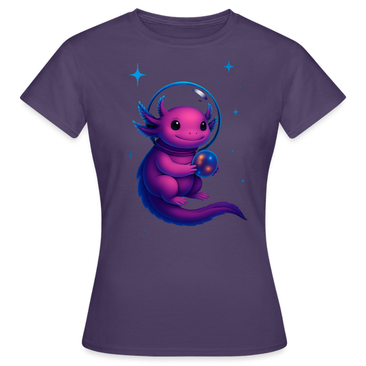 Axolotl  T-Shirt - Dunkellila