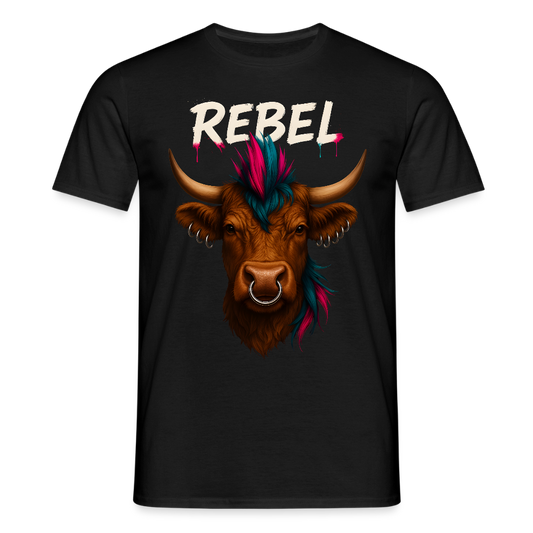 Männer T-Shirt - Schwarz
