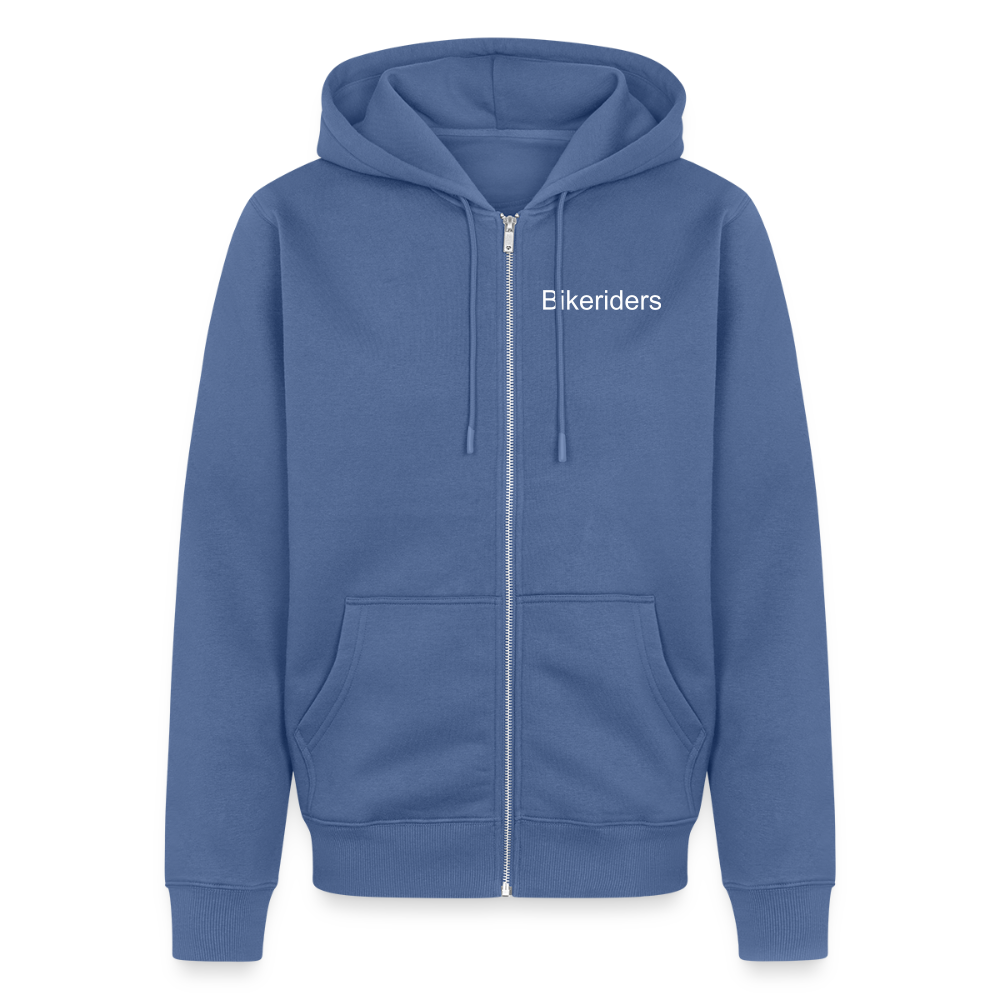 Männer Premium Kapuzenjacke - Taubenblau