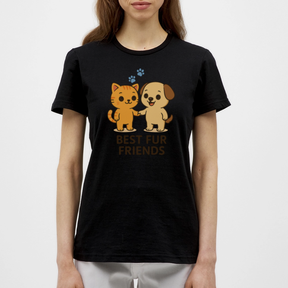 Best Friends  T-Shirt - Schwarz