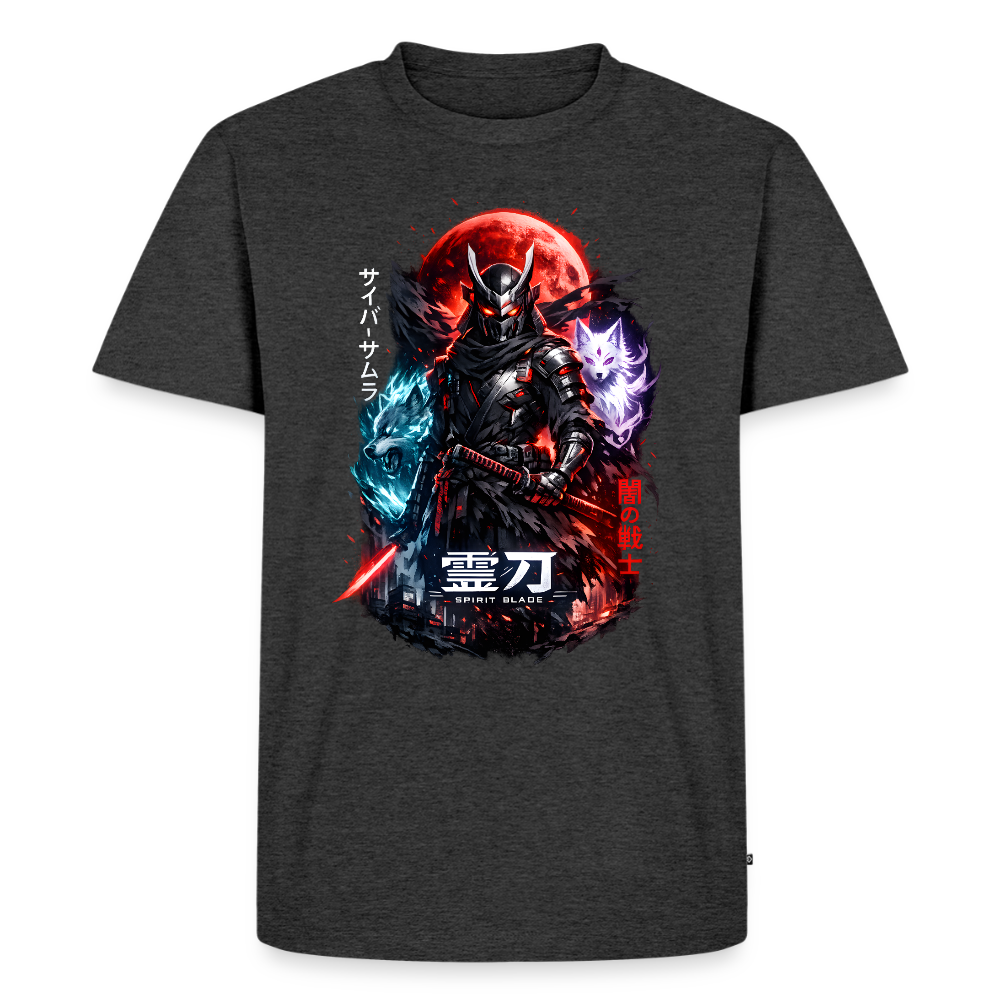 Männer Premium T-Shirt - Anthrazit meliert