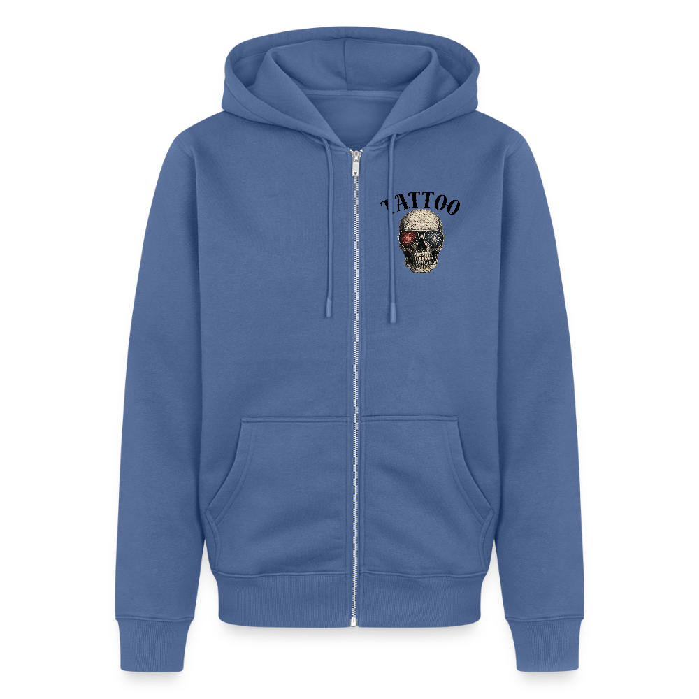 Männer Premium Kapuzenjacke - Taubenblau