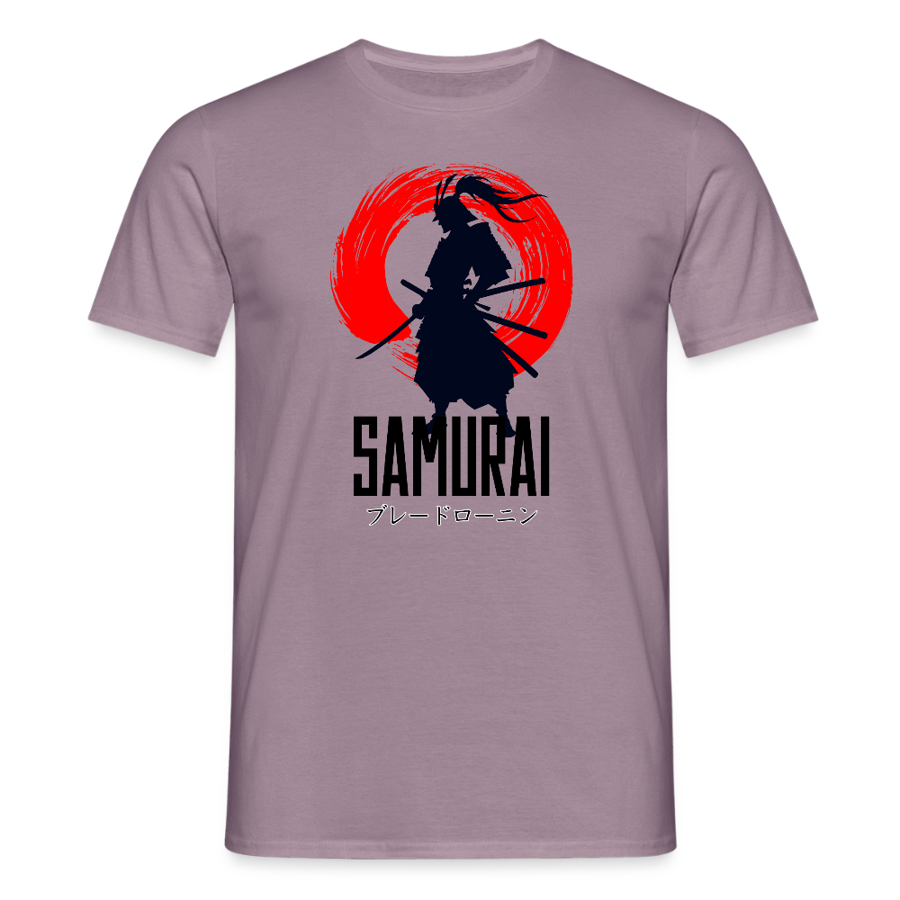 Männer T-Shirt - Lilagrau 