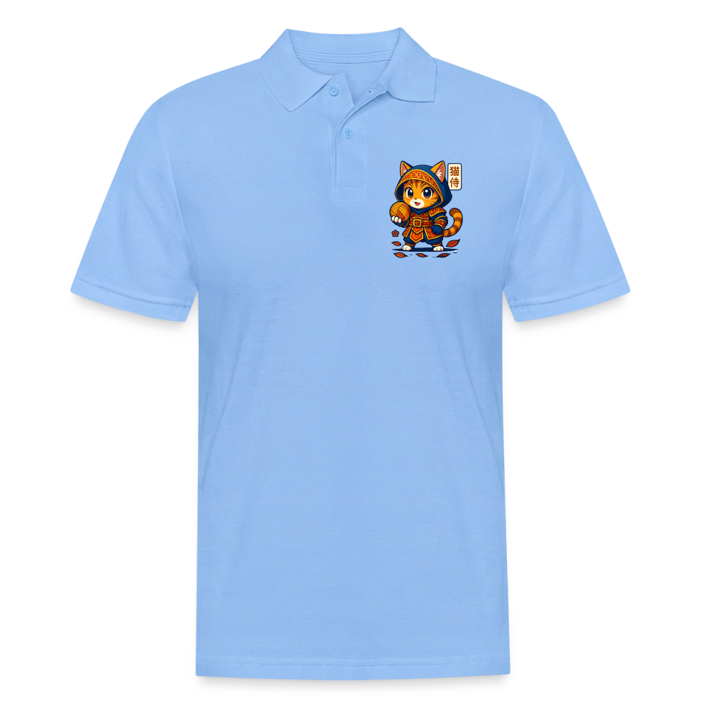 Männer Poloshirt - Himmelblau