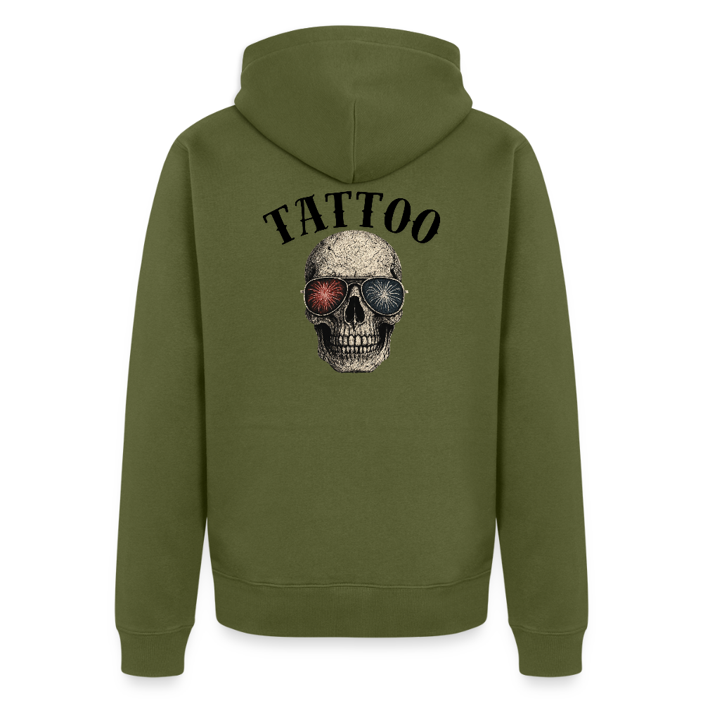 Männer Premium Kapuzenjacke - Khaki